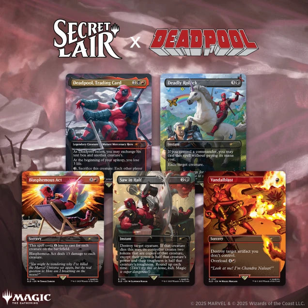 Secret Lair X MARVEL Drop Series Deadpool