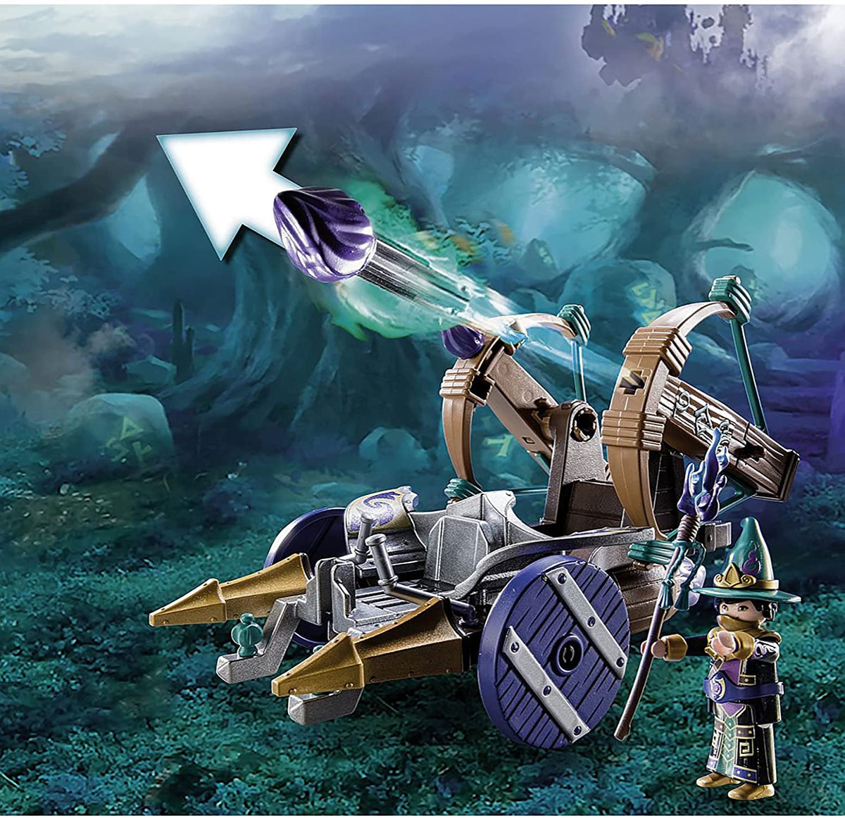 Playmobil violet vale - vehiculo de captura de demonios