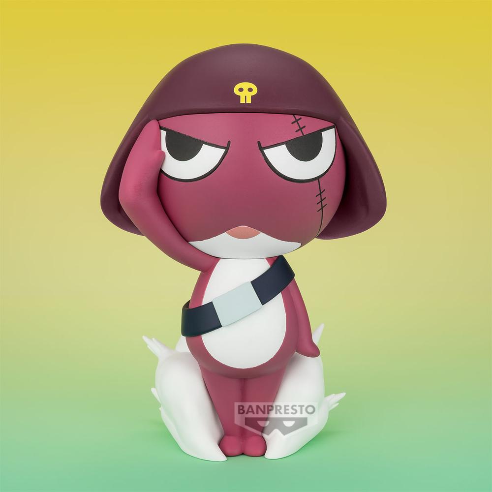 Figura banpresto sargento keroro big sofvimates caporal giroro