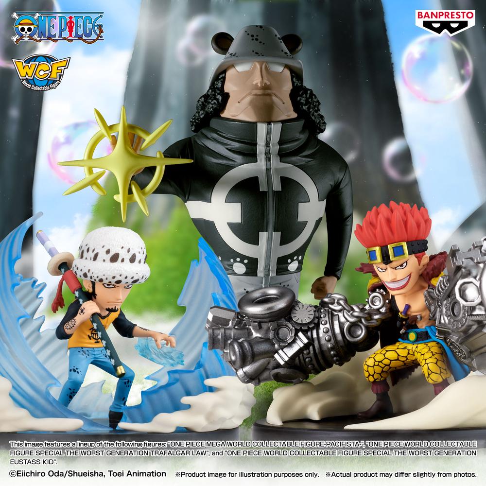 Figura banpresto one piece world collectable special the worst generation trafalgar law