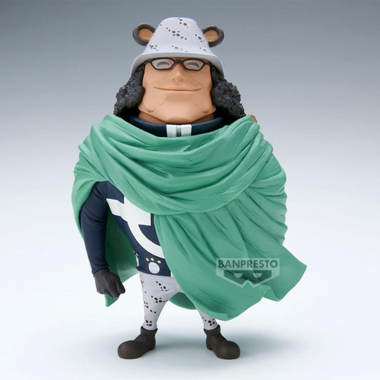 Figura banpresto one piece mega world collectable figure bartholomew kuma