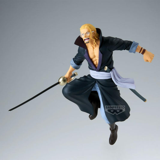 Figura banpresto one piece battle record collection silvers rayleigh 16cm