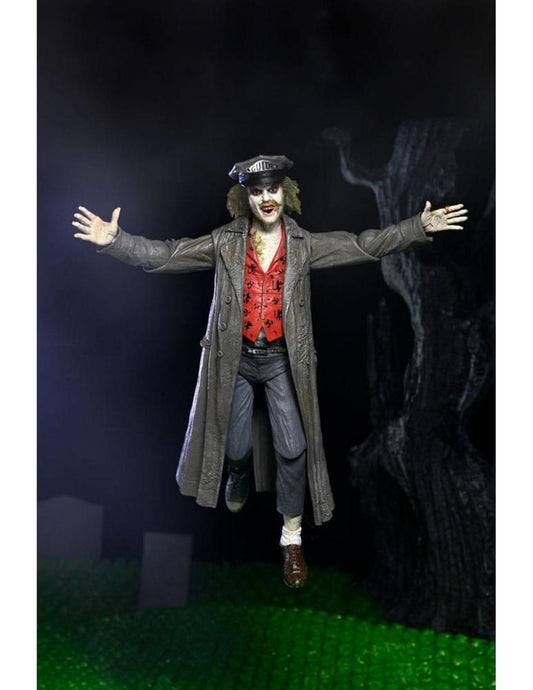 Ultimate beetlejuice tour guide the bio - exorcist scale action fig. 18 cm beetlejuice 1988