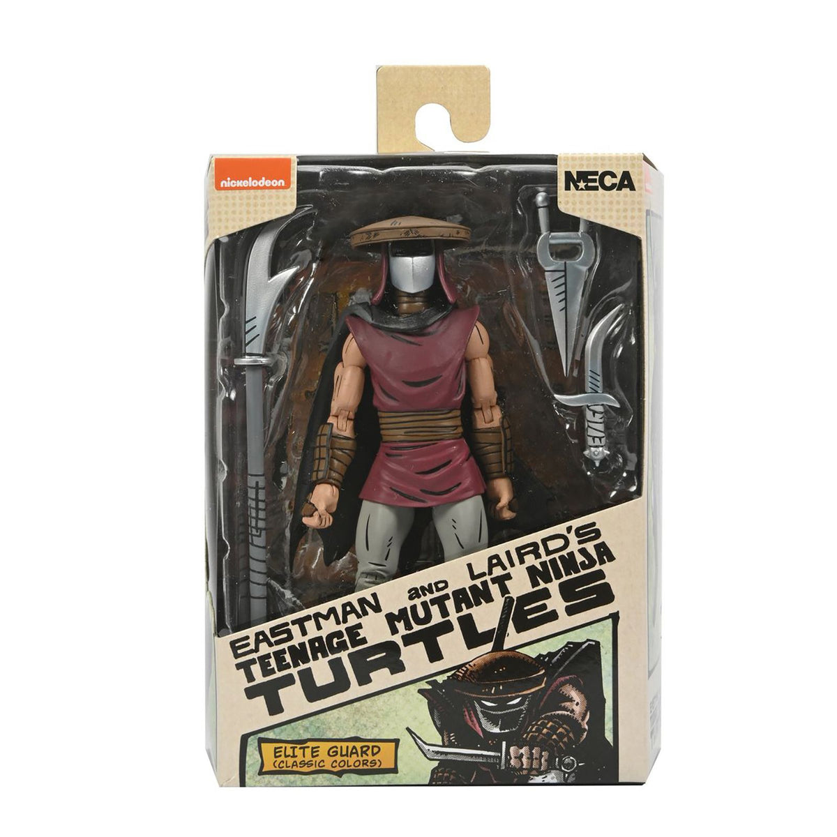 Figura neca teenage mutant ninja turtles mirage comics elite ninja classic colors scale action 18cm