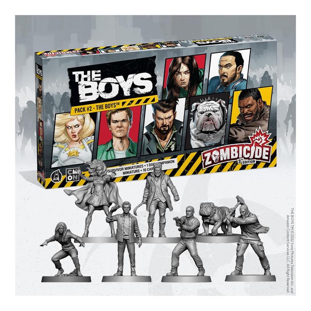 Juego de mesa zombicide 2e: the boys pack #2 the boys edad recomendada 14 años