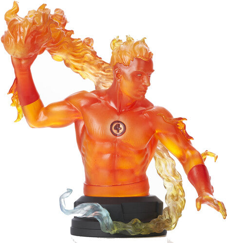Figura mini busto diamond marvel comic human torch 1 - 6 scale