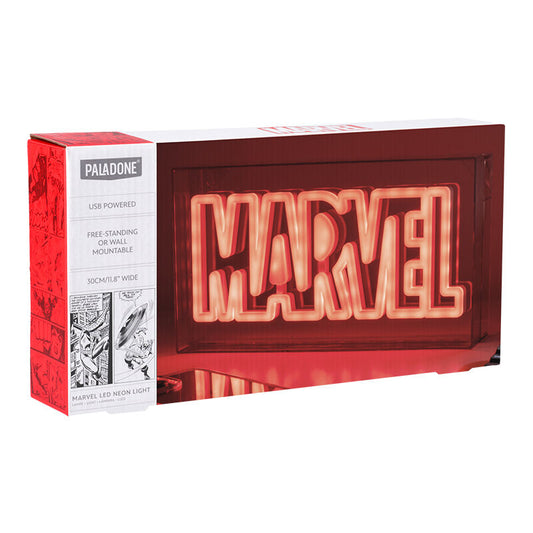 Lampara paladone marvel logo led neon light