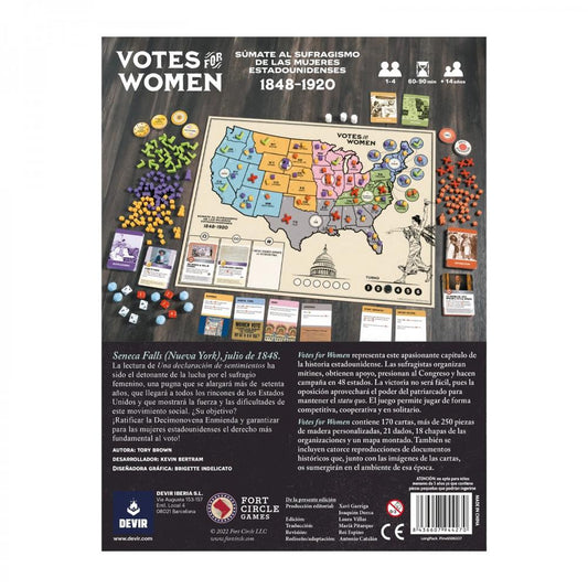 Juego de mesa devir votes for women
