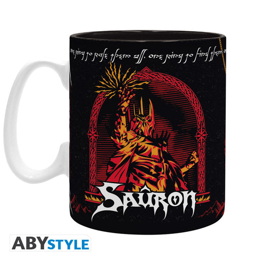 Taza abystyle el señor de los anillos sauron 460ml