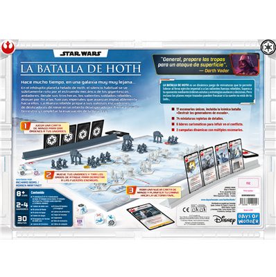 Juego de mesa star wars: la batala de hoth