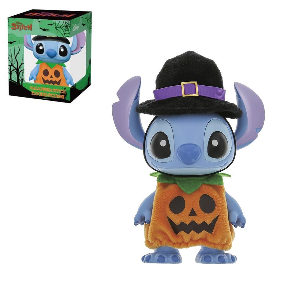Figura enesco disney stitch halloween calabaza