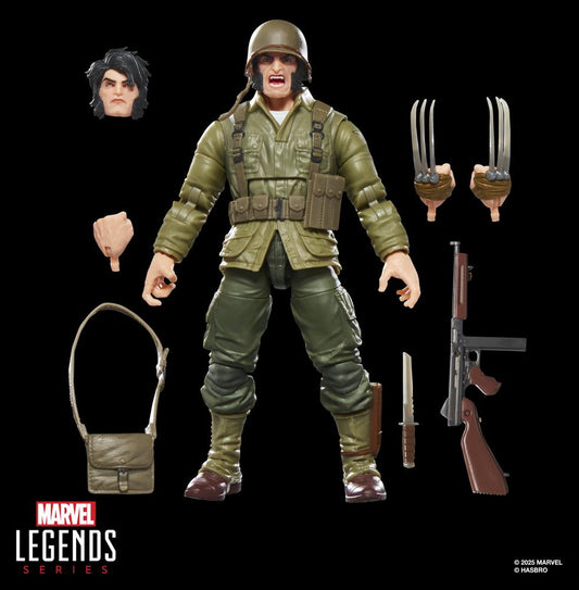 Figura hasbro marvel legends series wolverine (wwii logan)