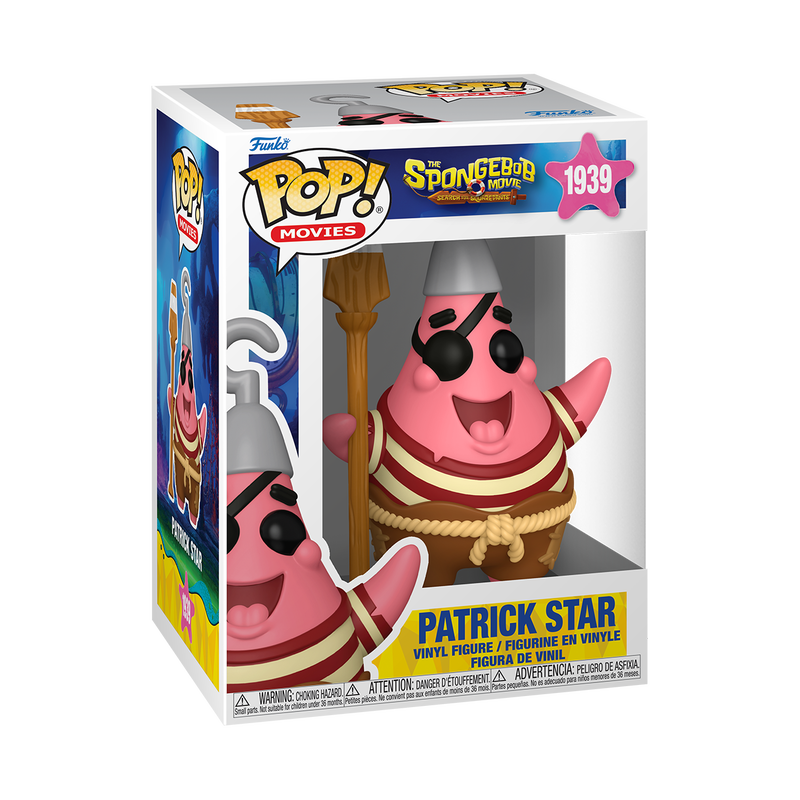 Funko pop! nickelodeon bob esponja patricio estrella pirata