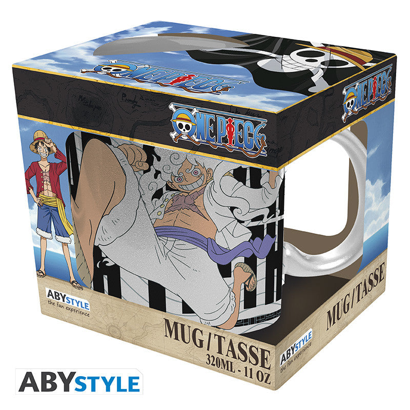 Taza abystyle one piece luffy gear 5 320 ml