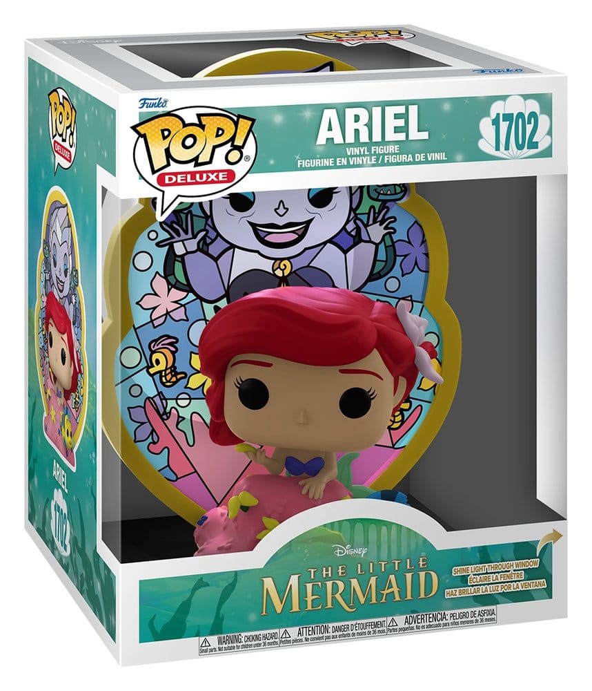 Funko pop deluxe little mermaid ariel (glass)