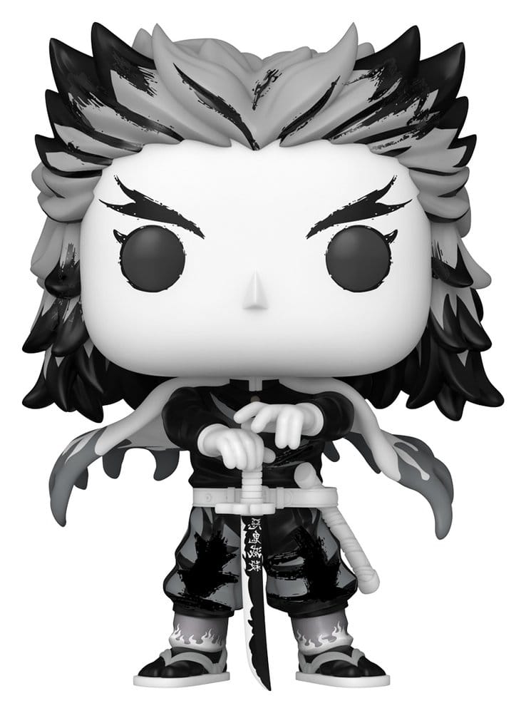 Funko pop animation demon slayer rengoku (sumi - ink)