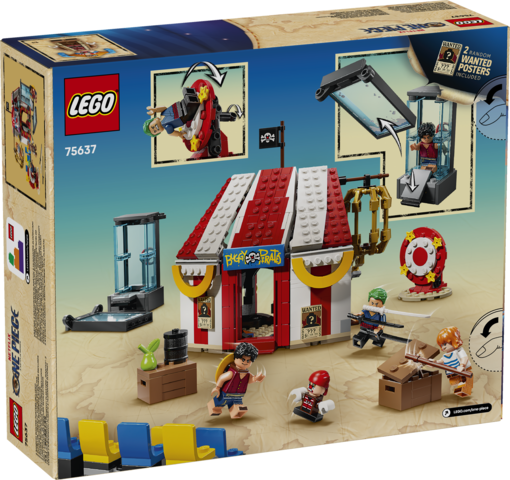 Lego one piece netflix carpa de circo de buggy
