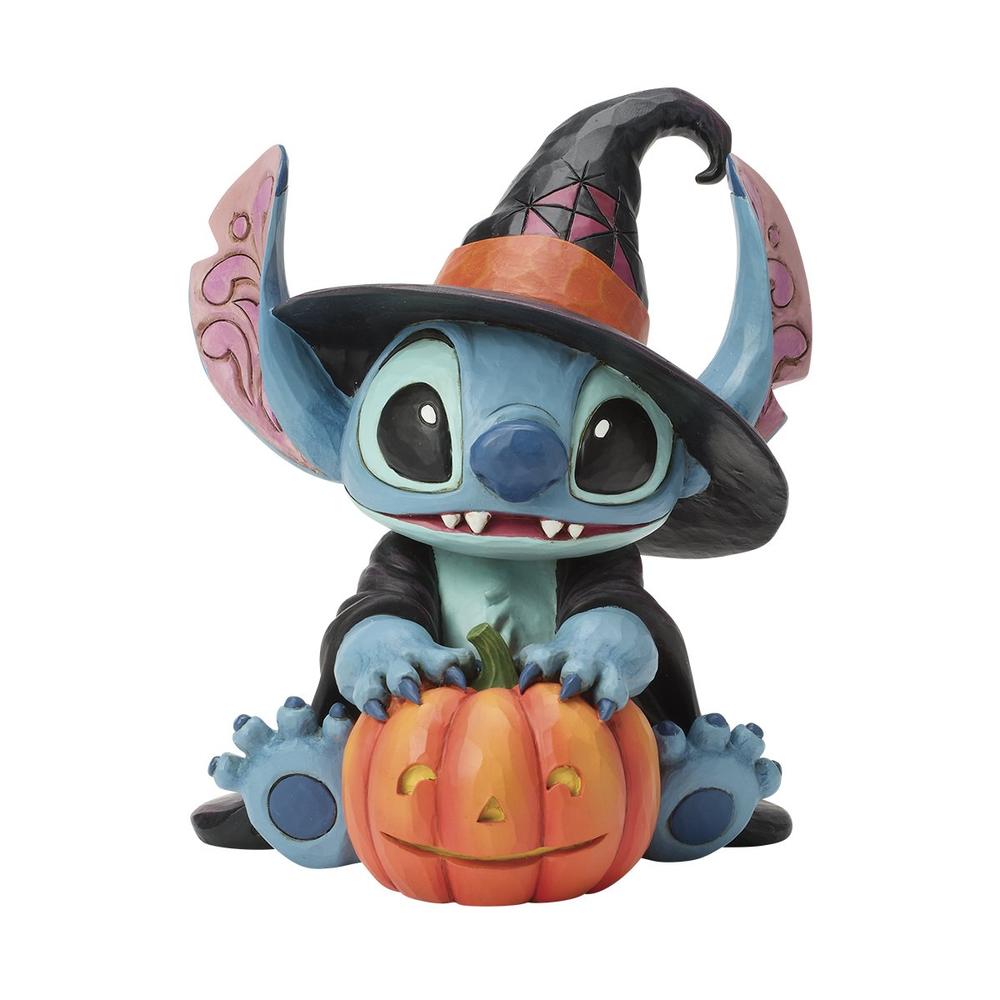 Figura enesco stitch de mago con sombrero