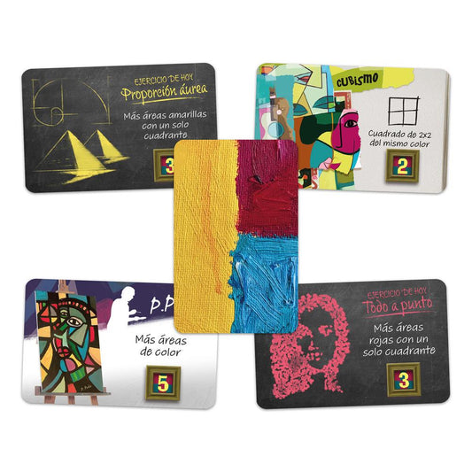 Juego de mesa academia abstracta