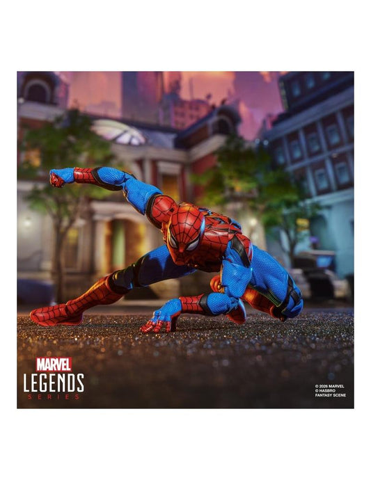 Figura hasbro marvel rivals spider - man & luna snow