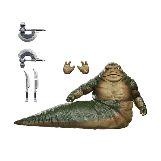 Figura hasbro star wars the black series the mandalorian and grogu rotta the hutt
