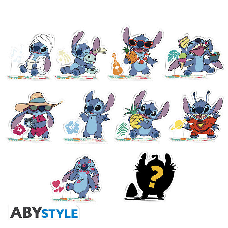 Mini figura acrilica abystyle disney stitch 1 unidad aleaatoria
