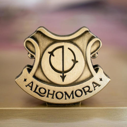 Varita de celebración the noble collection harry potter hechizo alohomora