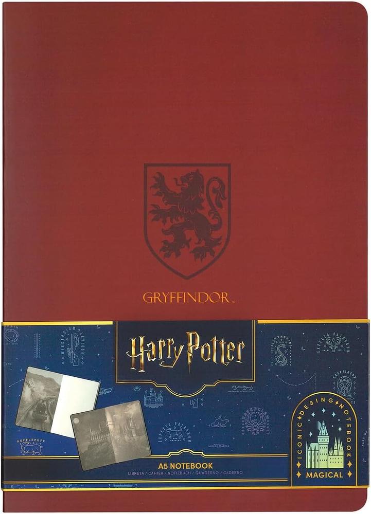 Gryffindor cuaderno tapa blanda harry potter