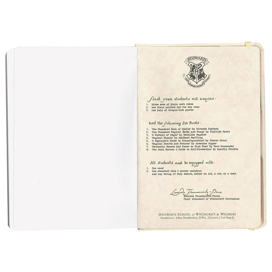 Carta hogwarts cuaderno tapa dura harry potter