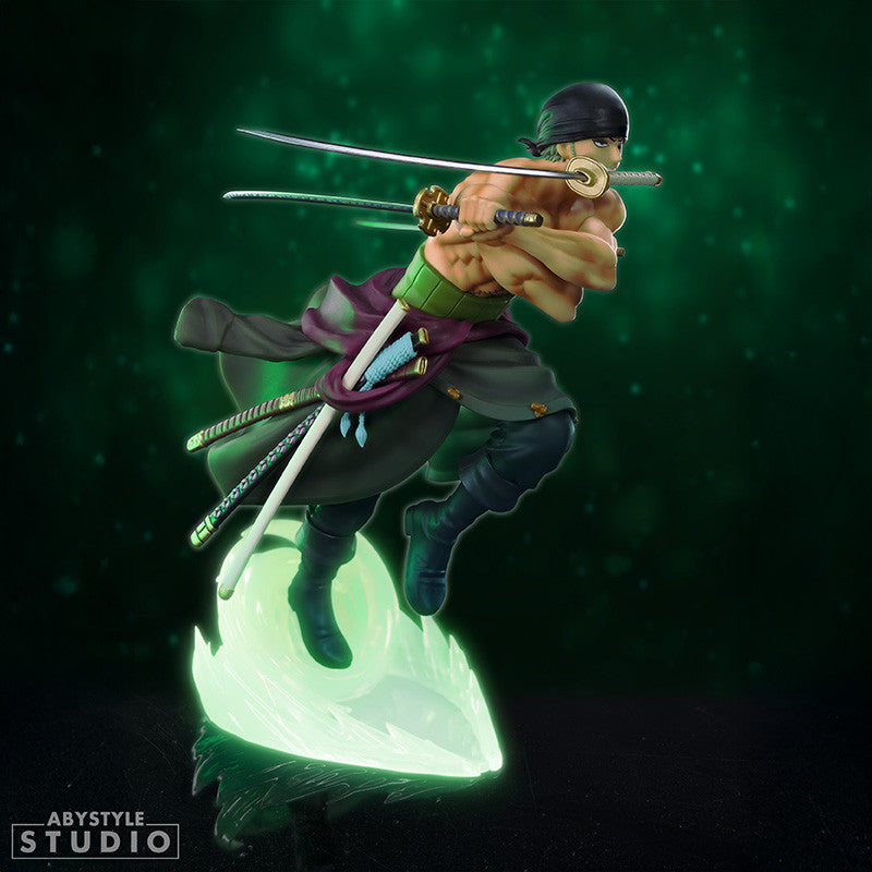 Figura abystyle one piece zoro glow in the dark
