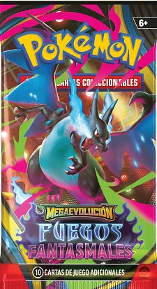 Pokémon TCG Fuegos Fantasmales Sobre Castellano
