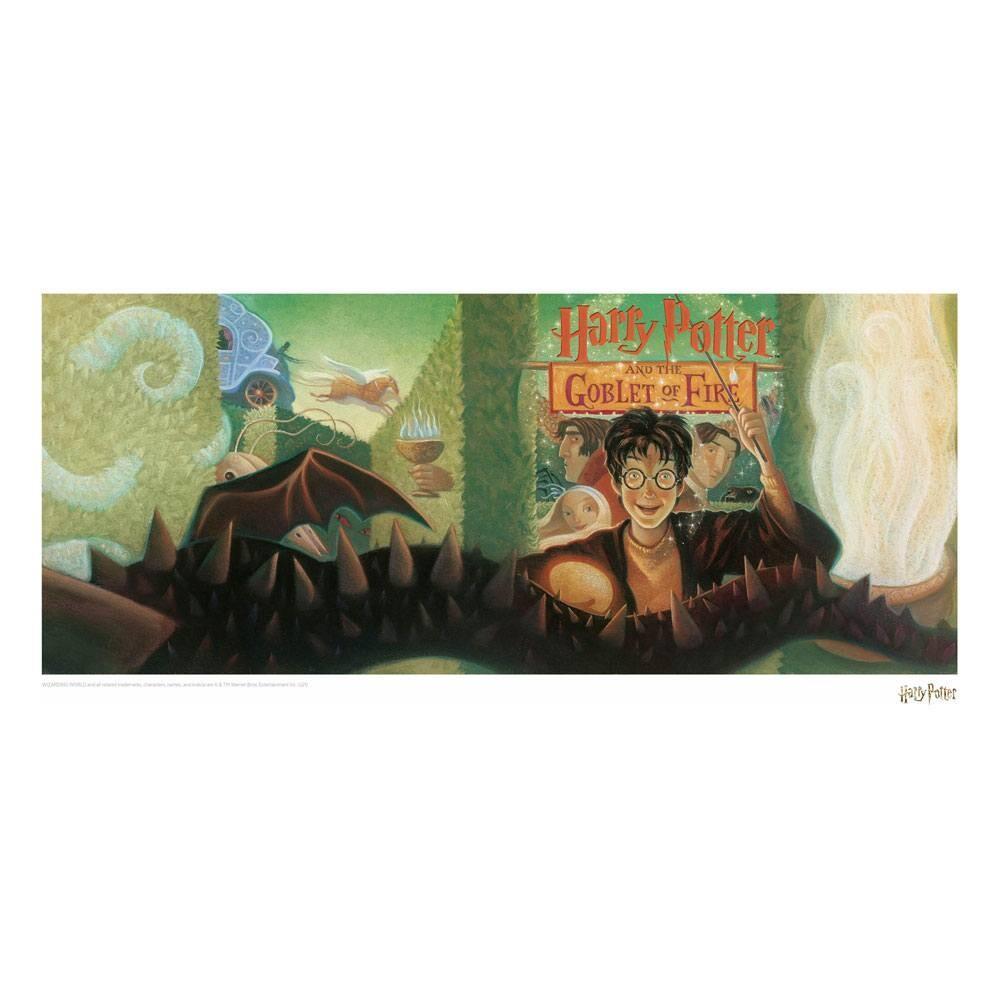 Harry Potter Litografia Goblet of Fire Book Cover Artwork Limited Edition 42 x 30 cm