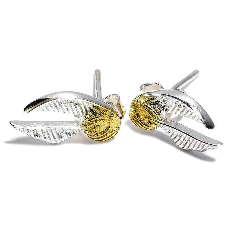 Pendientes Golden Snitch plata - imagen 3