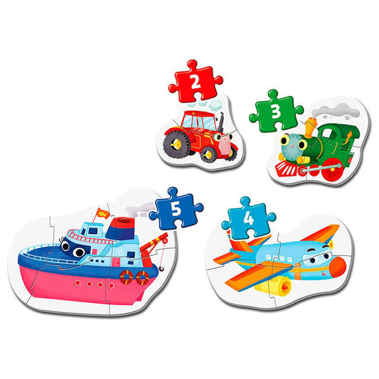 Puzzle My First Puzzle Means of Transport 3-6-9-12pzs - imagen 2