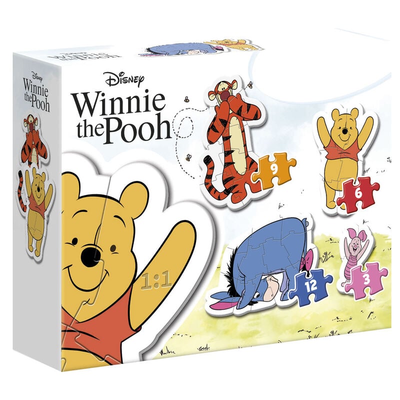 Puzzle My First Puzzle Winnie the Pooh Disney 3-6-9-12pzs - imagen 2