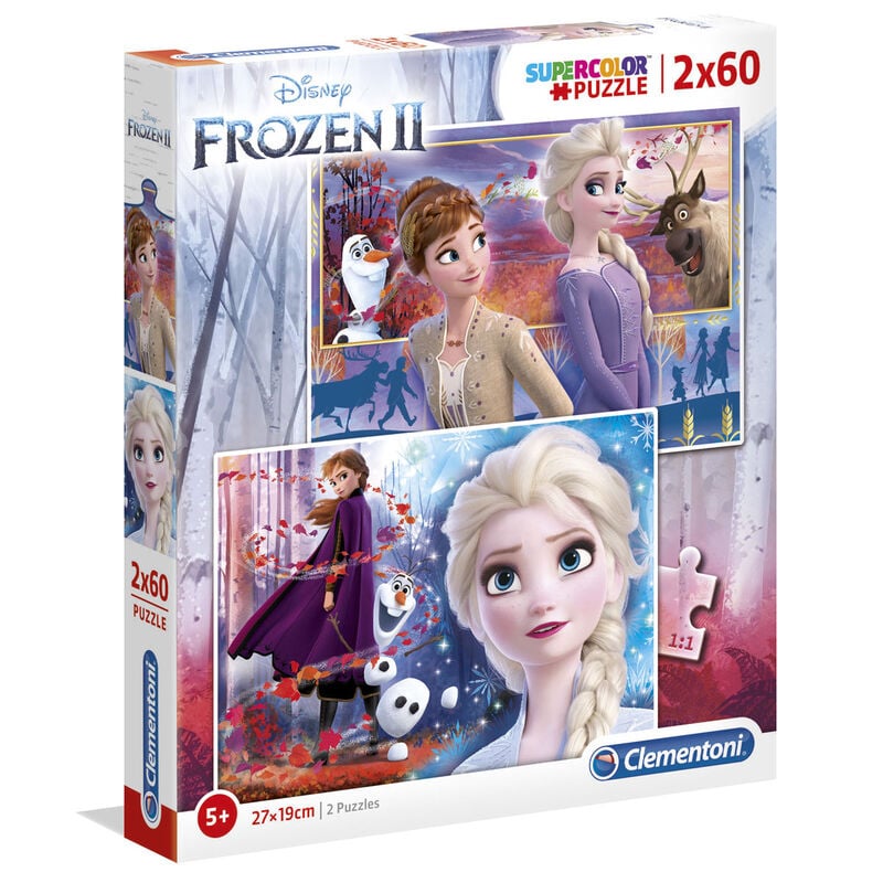 Puzzle Maxi Frozen 2 Disney 2x60pzs - imagen 2
