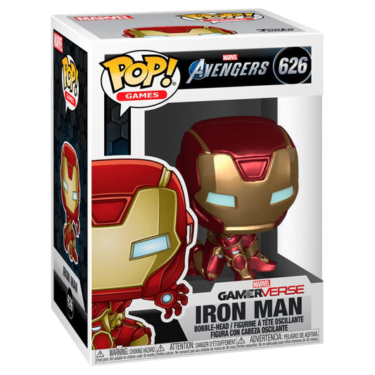 Figura POP Marvel Avengers Game Iron Man Stark Tech Suit - imagen 2