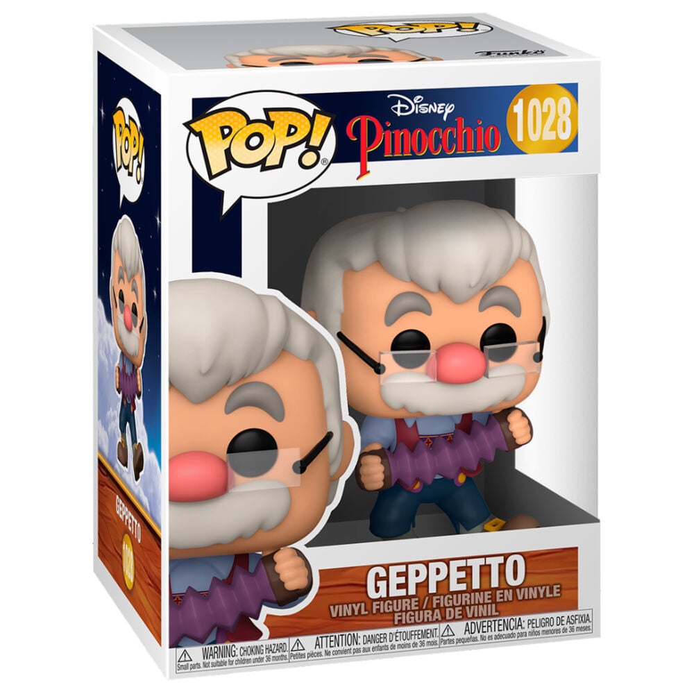 Figura POP Disney Pinocho Geppetto with Accordion - imagen 3
