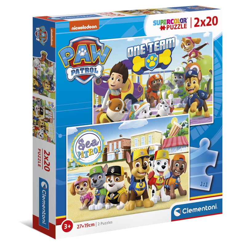 Puzzle Patrulla Canina Paw Patrol 2x20pzs - imagen 2