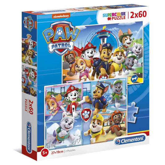 Puzzle Patrulla Canina Paw Patrol 2x60pzs - imagen 2