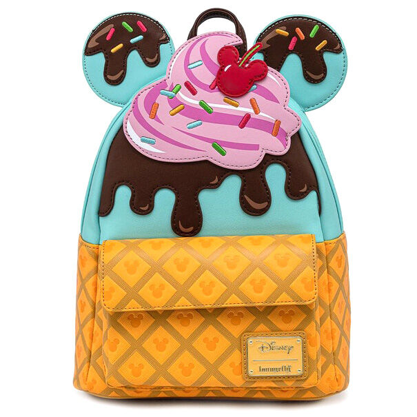 Mochila Ice Cream Mickey Minnie Disney Loungefly - imagen 4