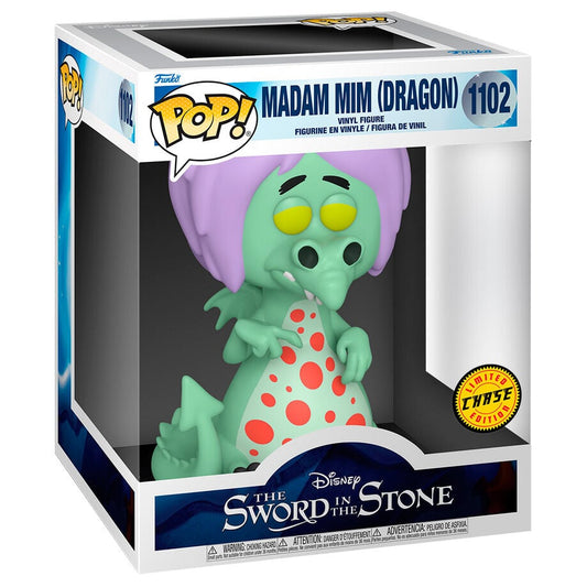 Figura POP Disney Merlin El Encantador Mim as Dragon Chase 15cm - imagen 2