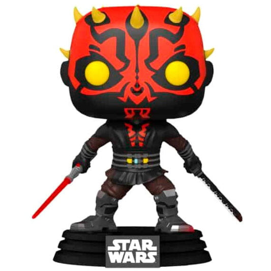 Figura POP Star Wars Darth Maul with Saber Exclusive - imagen 2