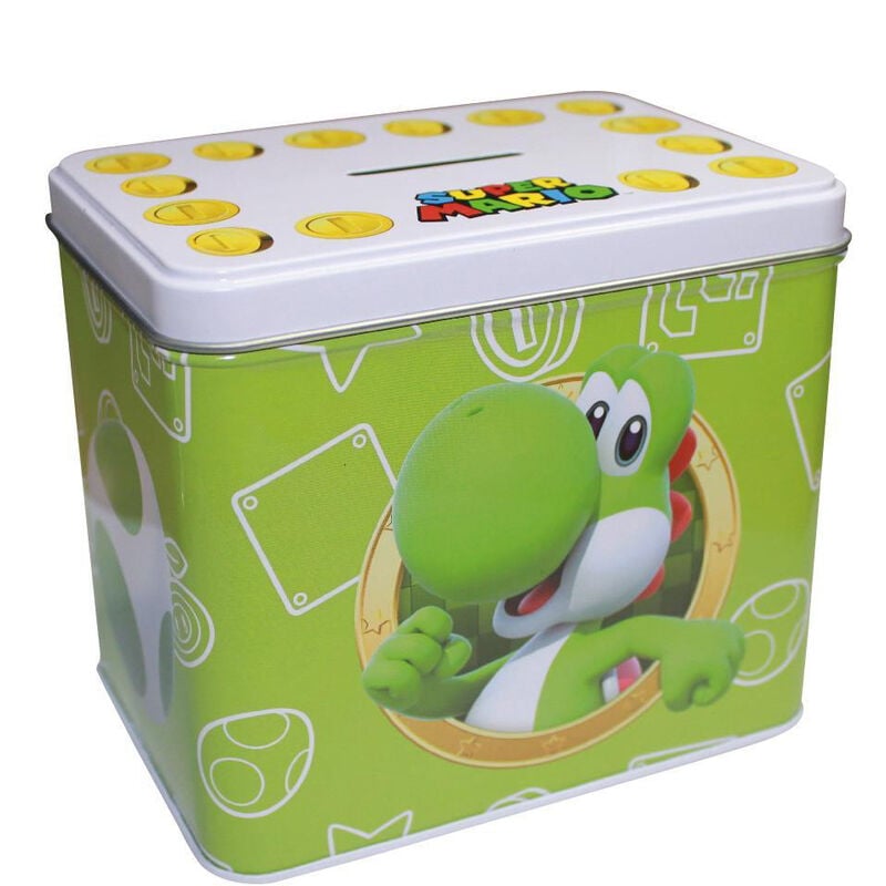 Hucha + taza Yoshi Super Mario Bros Nintendo - imagen 3