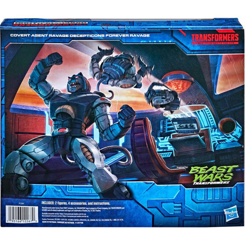 Blister figura Covert Agent Ravage + Decepticon Forever Ravage War From - imagen 5