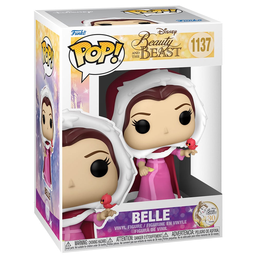 Figura POP Disney La Bella y la Bestia Winter Belle - imagen 3