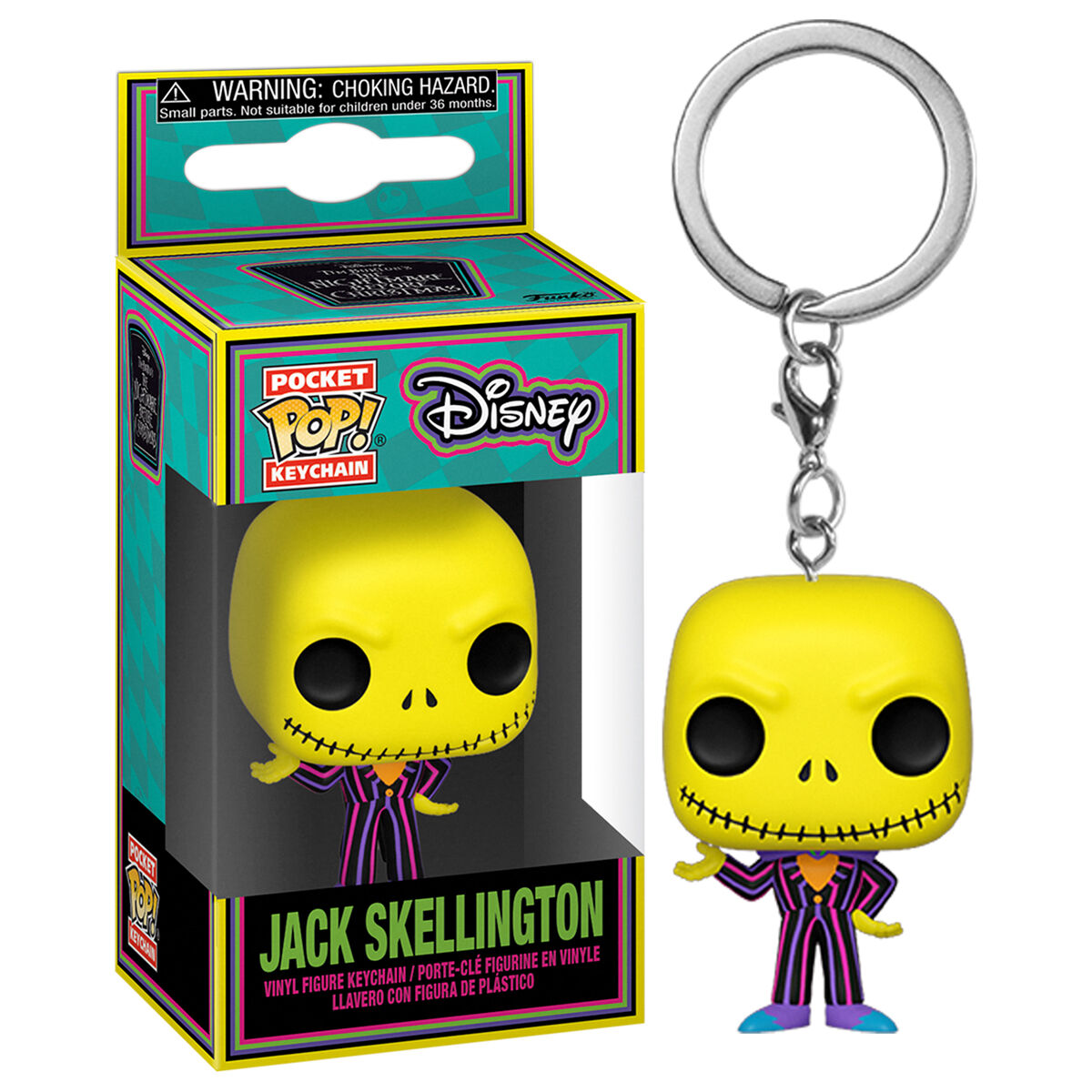 Llavero Pocket POP Disney Nightmare Before Christmas Jack - imagen 3