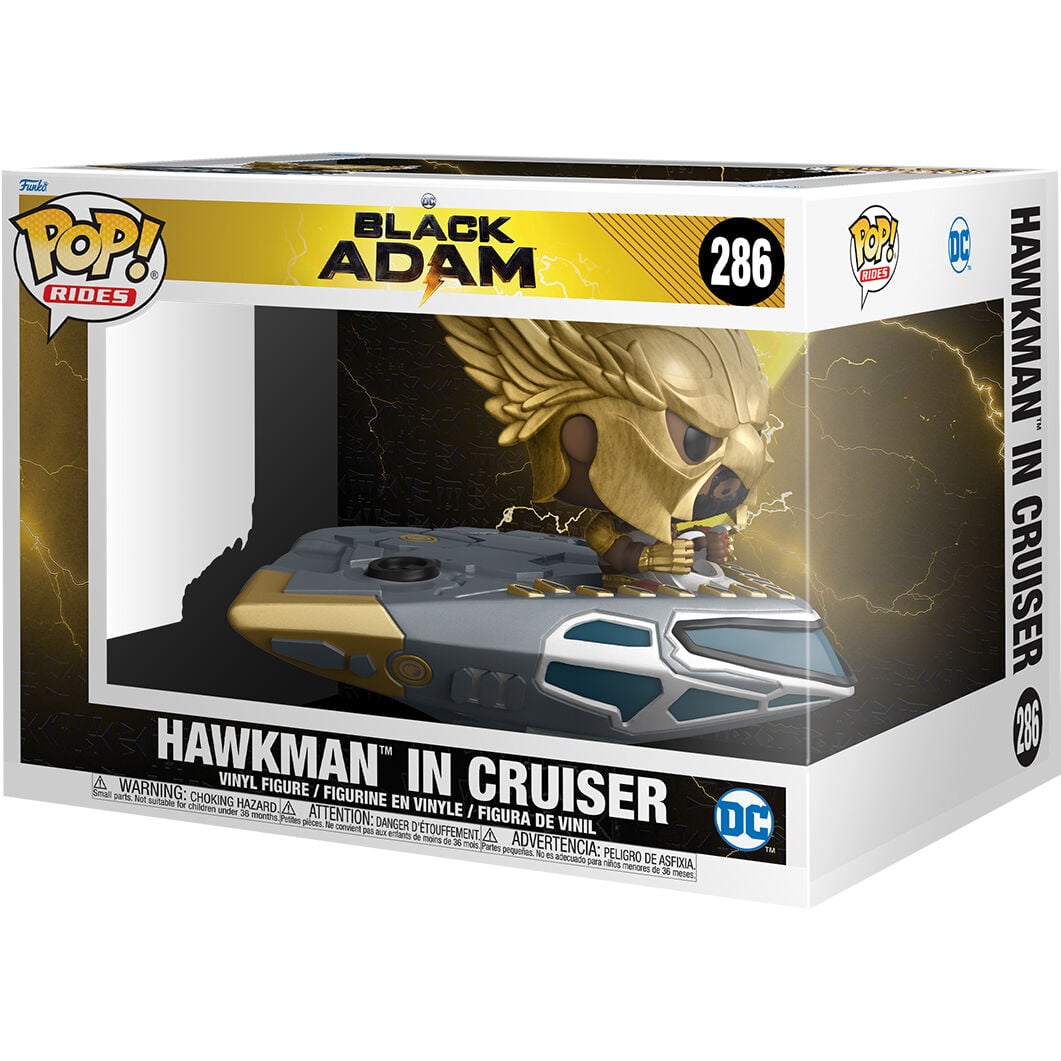Figura POP DC Comics Black Adam Hawkman in Cruiser - imagen 3