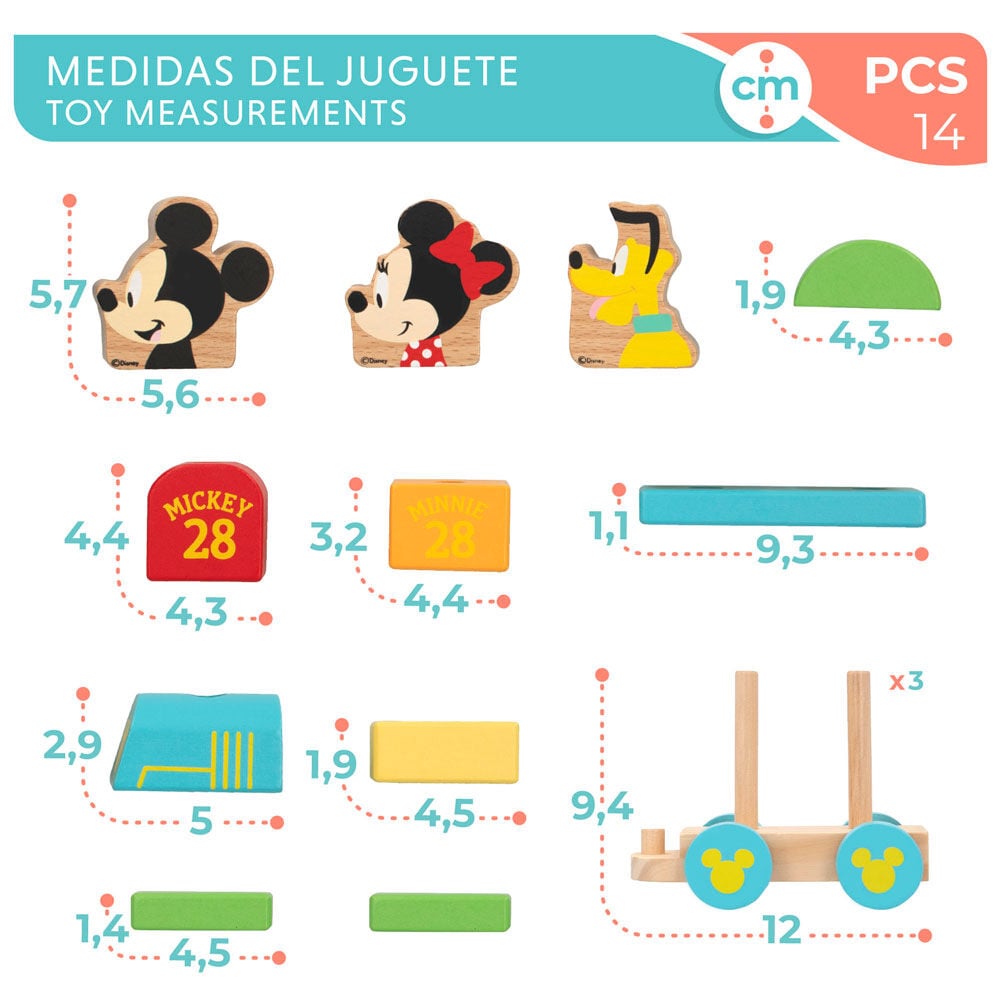 Tren Baby Disney madera - imagen 6