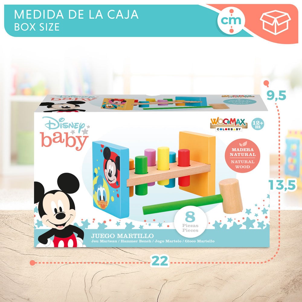 Juego Martillo Baby Disney madera - imagen 6